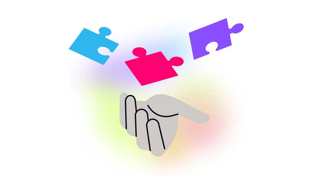 Automated Marketing: Drip vs. Nurture hero shows a hand juggling three puzzle pieces