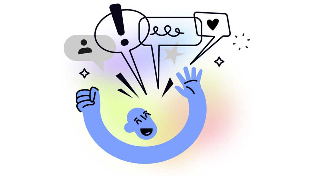 When All Hell Breaks Loose hero shows an abstract person with chat bubbles containing exclamations